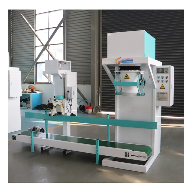 semi-auto packing machine 15-50 kg woven bag for rice corn