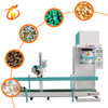 semi-auto packing machine 15-50 kg woven bag for rice corn