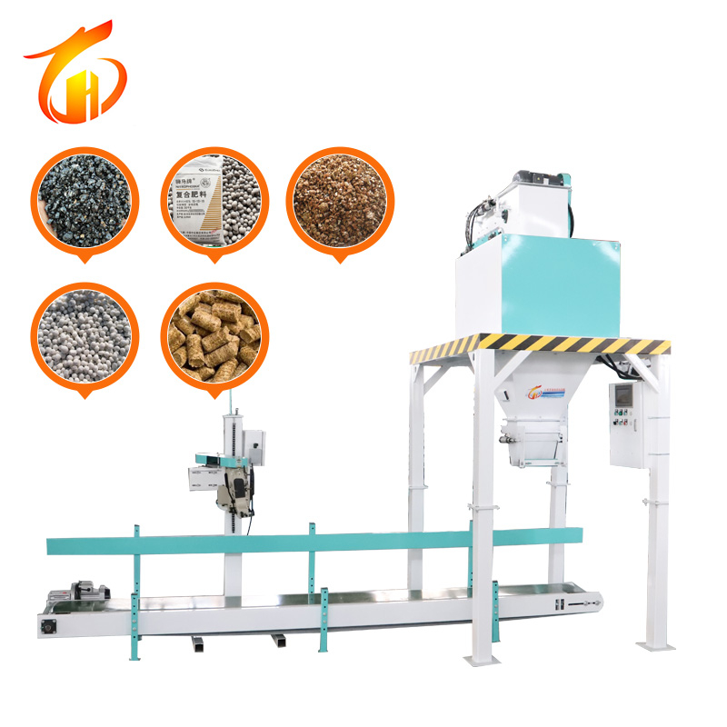 Automatic pack machine large food bean animal food feed compost rice 20 kg 30kg 25kg packing machine 50kg sand bagging machine
