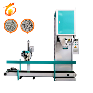 Semi-Automatic 50kg Soybean Grain Packing Machine with Wrapping Application for Food Pouch Bags