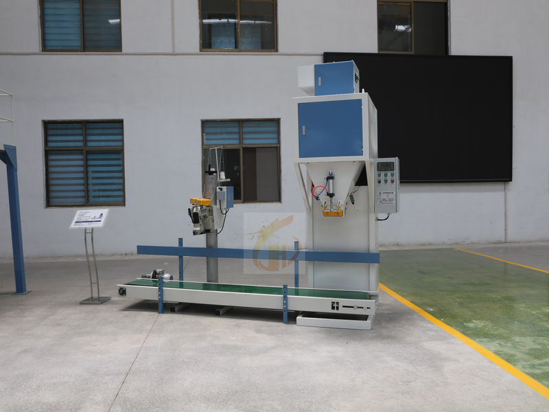 25kg Automatic Corn Packaging Machine High Productivity Easy Operation Plastic Paper Bag Filling Sealing Pump PLC for Food