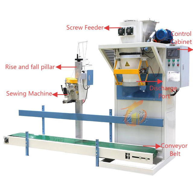 Easy Operate PLC Components 25kg Automatic Industrial Maize Flour Powder Packaging Machine for Film Pouch Bag Wrapping