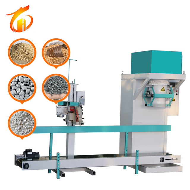 Semi-Automatic High-Speed 20kg Capacity Bucketless Pellet Bagging Machine for Grain Rice Corn Plastic Paper Film Sealing PLC